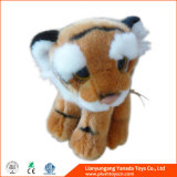 18cm Brown Standing Simulation Plush Tiger Toys
