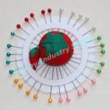 55mm Decorative Color Plastic Pearly Round Head Sewing Pins (G1101A)