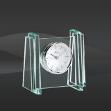 Promotional Gifts of Glass Pillars Desk Clock