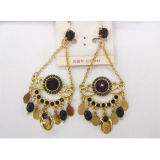 Lovely Zinc Alloy Drop Earrings with Charms