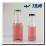 200ml Glass Juice Bottle with Metal Lids Hj662