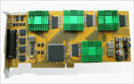 PC-Based Hardware Digital Video Recorder Card SD-4004F