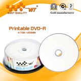 White Inkjet Printable Blank DVD+/-R 16X/4.7GB/120MIN