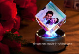 Crystal Cube Photo Frame for Christmas Gift