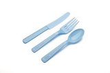 Plastic Cutlery& Disposable Tableware in Blue Color