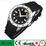 Fashion Popular Silicon Customised Watch with Japan Movement