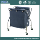 New X Shape Metal Hotel Service Maid Laundry Linen Cart