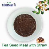 Tea Seed Meal with/Without Straw for Aquaculture, Organic Fertilizer, Worm-Controlling on Golf Courses