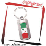 Fashion Enamel Italian Flag Key Chain (A13)