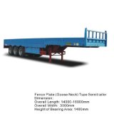 Approved ISO CCC 3 Axles 33t Side Wall Truck Trailer