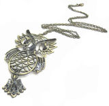 Antique Owl Pendant Fashion Jewelry Necklace (HNK-10082)