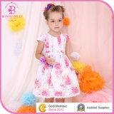 Elegant Gentle Floral Cotton Summer Kid Dress in Children Apparel
