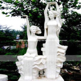 Granite, Marble Carving Sculpture. Character Figure Statues (YKCSL-19)