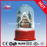 Windmill House Christmas Decoration with Transparent Case