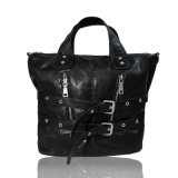 Low MOQ Customize Lady PU Handbag Large Size (FH341)