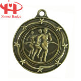 Custom Cheap Sports Marathon Medal with Ribbon for Souvenirs