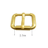 Bags Buckle Logo Engraved Gold Custom Pin Buckle