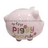 Pretty Home Decoration Ceramic Piggy Money Bank