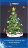 Polyresin Xmas Tree with LED Light and Music