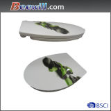 Flat Duroplast Soft Close Toilet Cover