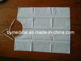 Disposable Dental Patient Paper Bib with Tie