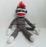 Grey Plush Knitted Monkey Toy Supplier