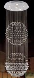 Modern Ceiling Double Ball Chandelier Crystal