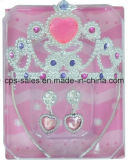 Hot Sale Beauty Decoration Crown & Earring, Promotional Gift --Cps714h