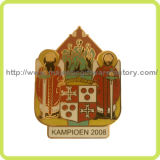 Gold Plating & Soft Enamel Colorful Religion Badge