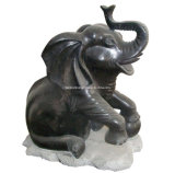 Stone Carving Elephant (ANL055)