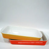 FDA Test Color Glazed Ceramic Bakeware