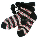 84 Needles Jacquard Knitted Bed Sock (SS-BS-015)