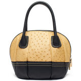 Ladies Genuine Ostrich Leather Fashion Bag Designer Handbags Satchel (J689-B1474)