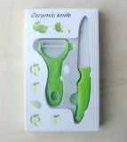 Corporate Gift Ceramic Fruit Knife Peeler Set