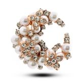 New Arrival Imitation Pearl Flower Brooch Fashion Accessories
