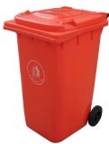 240L HDPE Hot Outdoor Plastic Dustbin with Wheels (HW-80240B)