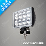 Wholesale CREE Flood Beam Aluminum Alloy LED Work Light 24V Tractor Machine Square Offroad 24W Ute 4WD LED Work Lights