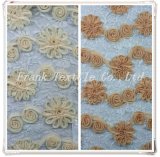 Riband Embroidery with Elegant Flower-Flk5011