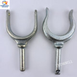 Ribbed Type Zinc Plated Forged Steel Rowlock Horn