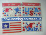 4th of July Window Gel Sticker
