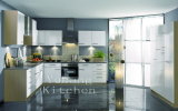 White Lacquer Kitchen Cabinets (#M2012-13)