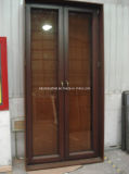 Solid Timber with Tea Colour Glass Doors
