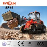 Er15 Multi-Function Small Wheel Loader Farm Machinery with Quick Hitch