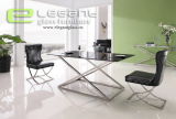 Modern Glass Dining Table in Dining Room