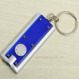 Blue Color Flashing LED Key Chain with Logo Print (3672)