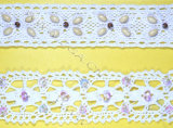 Cotton Lace Trimmings With Sequins Or Beads