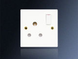 1 Gang 15A Round-Pin Switched Socket