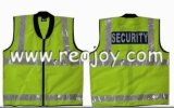 Fluorescent Yellow Work Safety Vest