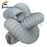 Grey Silicone Coated Fiberglass Cloth Tube 0.14mm