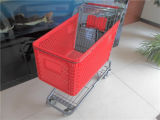 Rod Type Plastic Shopping Basket Trolley